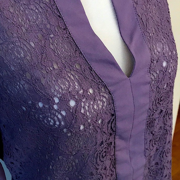 NWT The Limited Blouse w/ Lace Detail - Sz XS - Picture 4 of 8